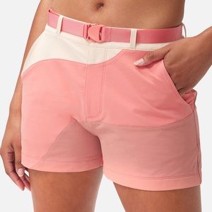 Outdoor Voices pink Rectrek shorts